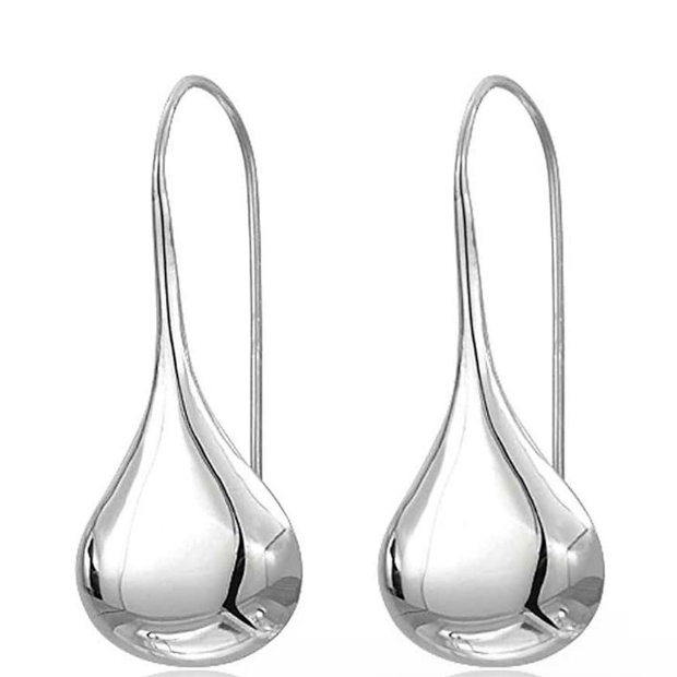 Elegant Teardrop & Waterdrop 925 Sterling Silver Earrings
