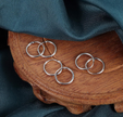 Minimalist 10mm Sterling Silver Huggie Hoop Earrings for Women