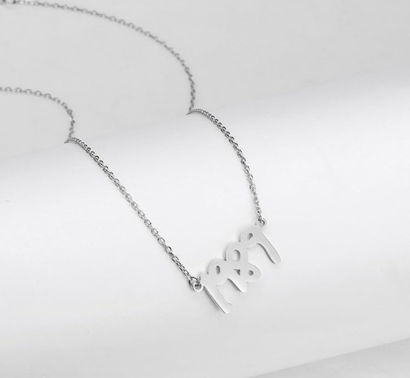 1989 Birth Year Pendant Necklace Swiftie Fan Gift Jewelry