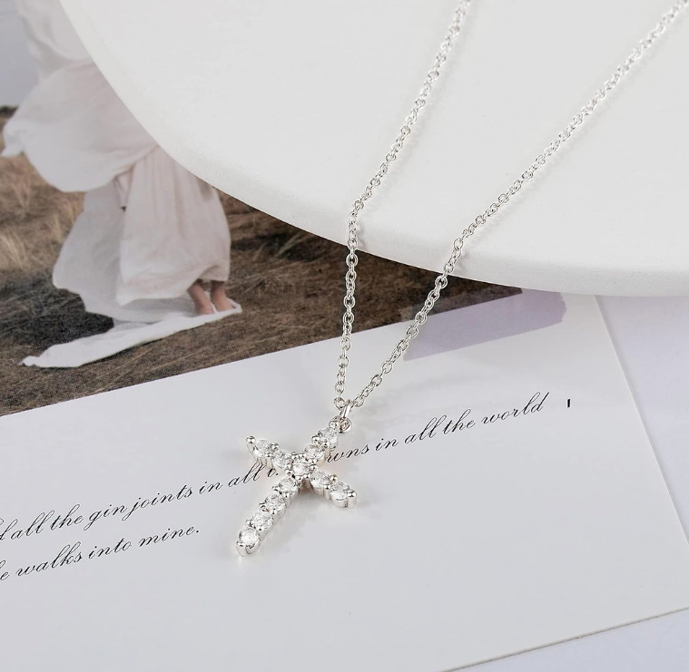 14K Gold Plated Cross Necklace