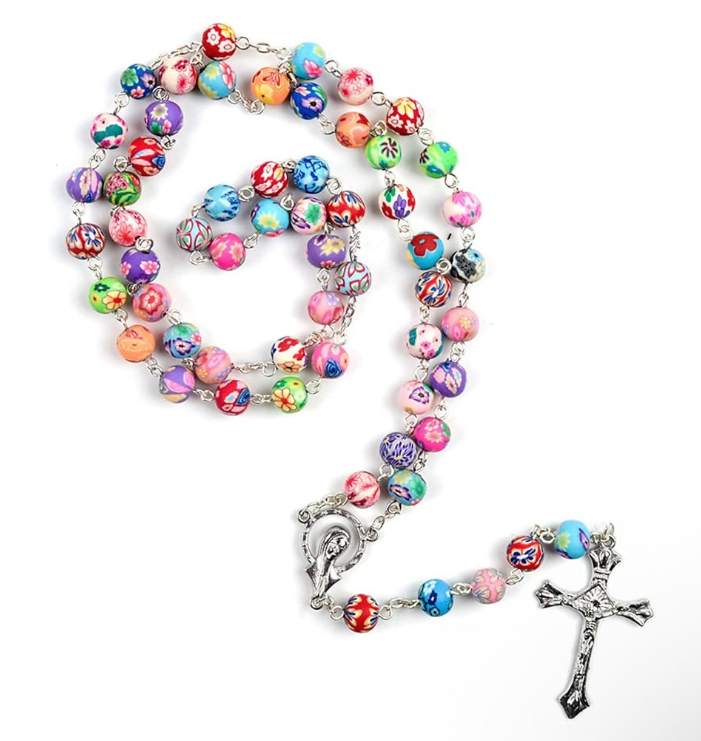 Religious Rosary Necklace