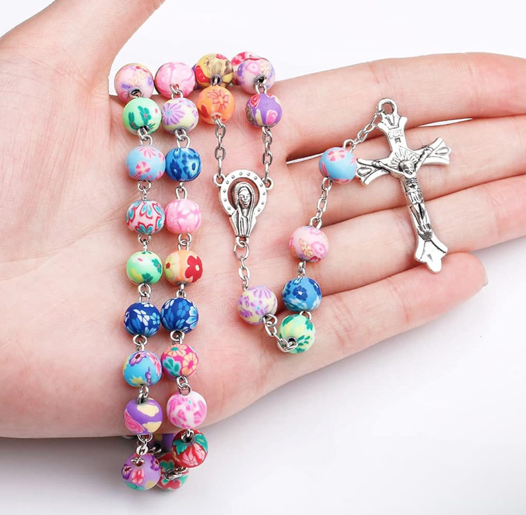Religious Rosary Necklace