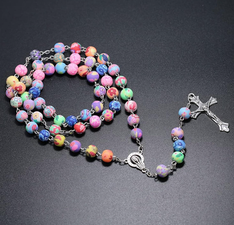 Religious Rosary Necklace