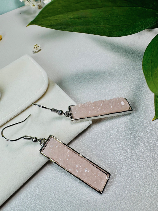Rose Quartz Earrings