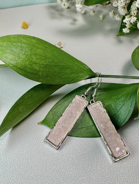 Rose Quartz Earrings