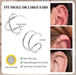 Adjustable Non-Piercing Ear Cuff  (Silver & Gold Tone)
