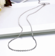 Minimalist Silver Link Chain – 24 Inch Stainless Steel Cable Necklace