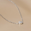 Silver Dot Choker 16.5