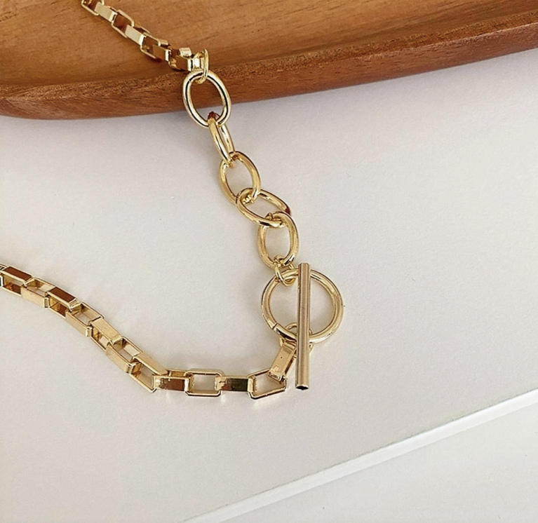 Paper Clip Choker Necklace