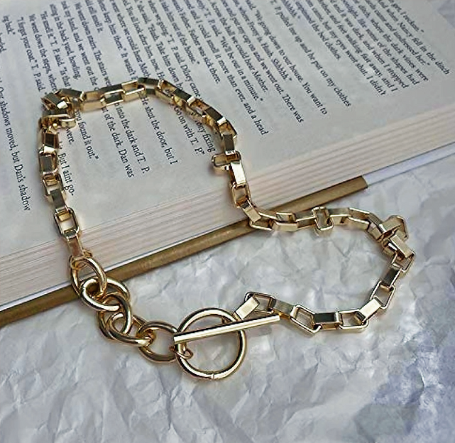 Paper Clip Choker Necklace