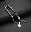 Silver Rosary Beaded Bracelet (7.48