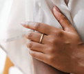 Classic 6mm Gold-Plated Stainless Steel Minimalist Band