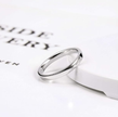 Silver Steel Wedding Ring – 2mm Durable Minimalist Band