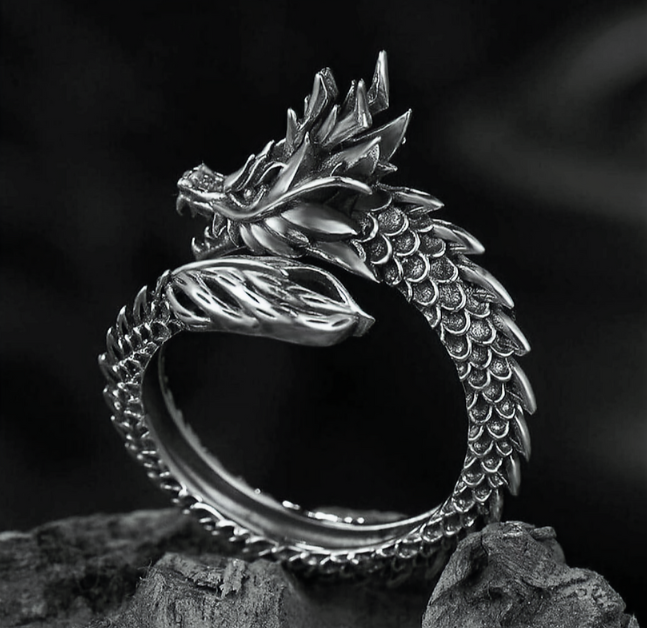 Gothic Dragon Ring