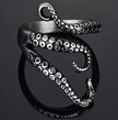 Bold 10mm Stainless Steel Octopus Tentacle Ring