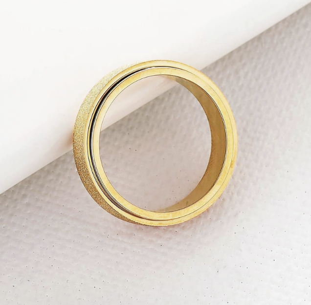 Stainless Steel Spinner Ring 6 mm