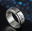Adorable 0.31 Inch Cat Spinner Ring – Modern 8mm Fidget Jewelry